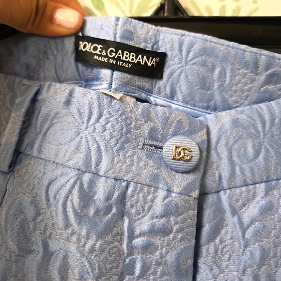 Dolce & Gabbana Jacquard Trousers Size 44 - Picture 1 of 5